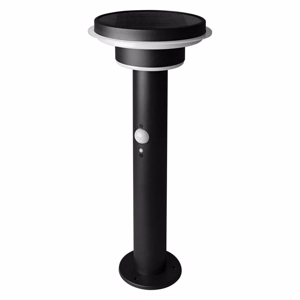 Osram Endura Style Solar LED Outdoor Light in Black and Stainless Steel with Motion and Dusk Sensors, 6W, 400lm, IP44 – 2