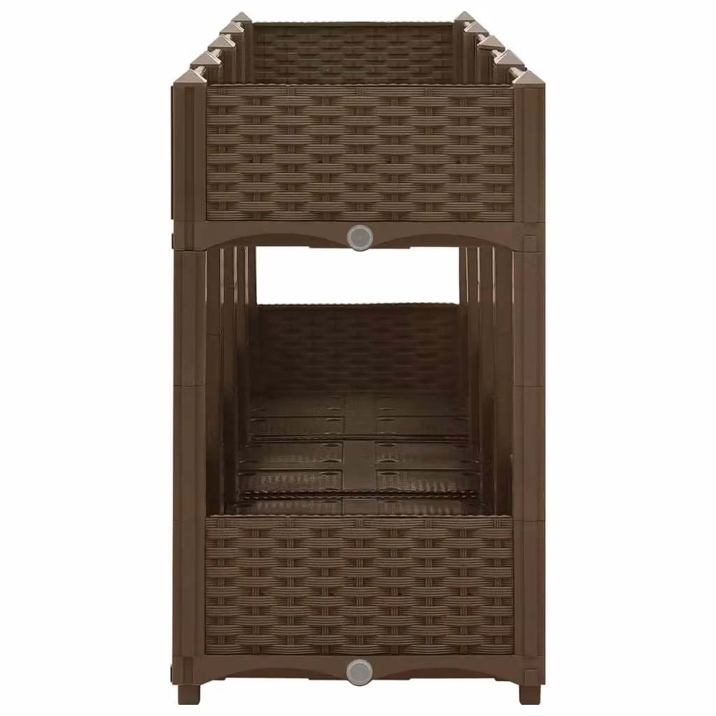 Berkfield Home Brown Polypropylene Raised Bed W/D/H: 160 x 40 x 71 cm – 3