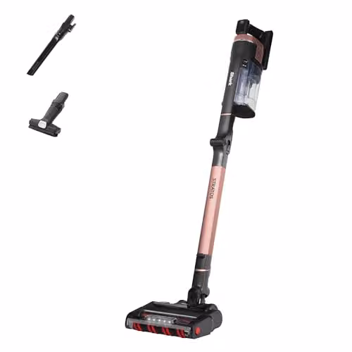 Shark Bagless Cordless Stick Vacuum Cleaner in Anthracite, Gold and Grey with Anti-Tangle Roller and LED Headlight – 1