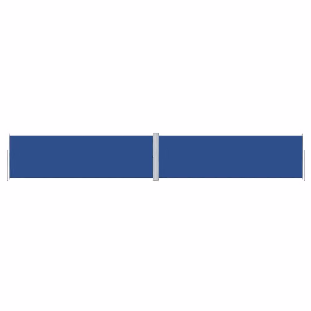 Berkfield Home Retractable Side Awning in Blue, W/H: 1000 x 160 cm – 2