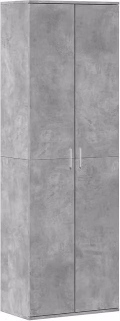 Berkfield Home Modern Highboard in Concrete Grey, W/D/H: 60 x 35 x 180 cm – 1