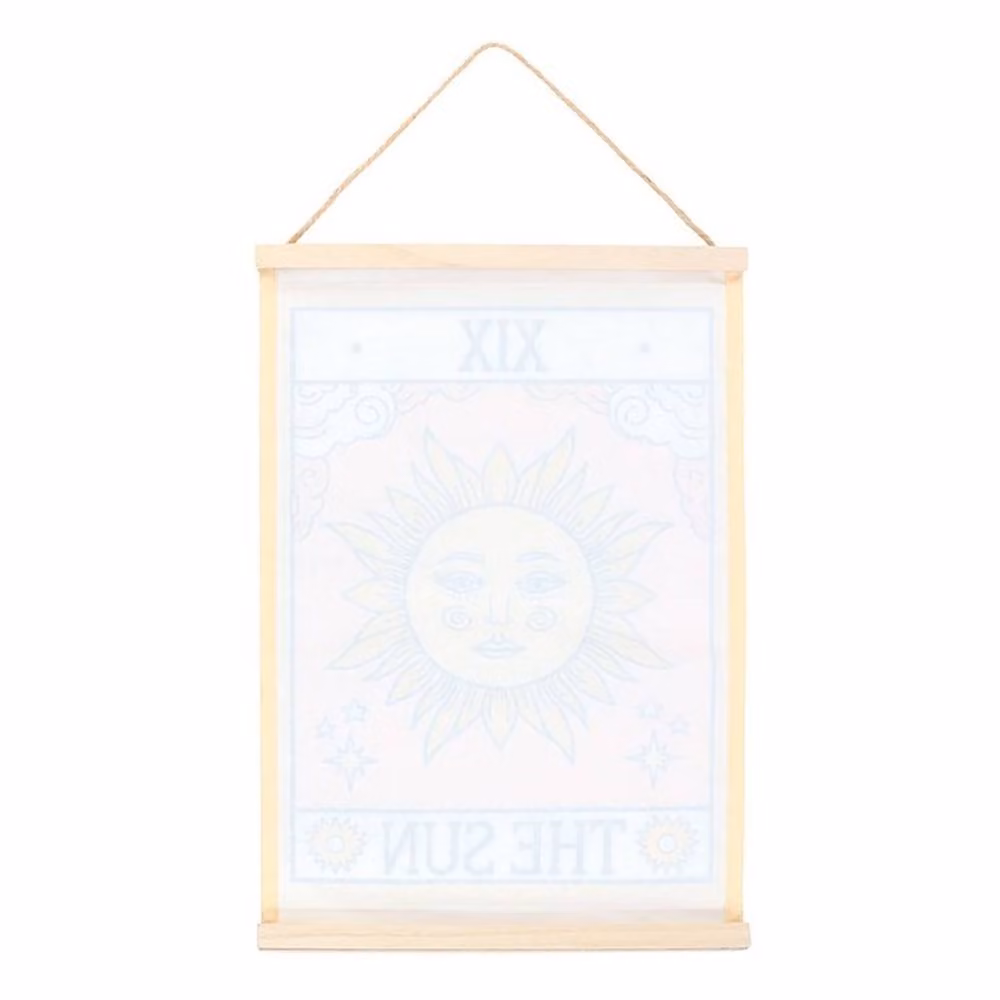 Uniqueful The Sun Vintage Tarot Textile Wall Hanging, Multicolour, W: 42 cm, H: 59 cm – 2