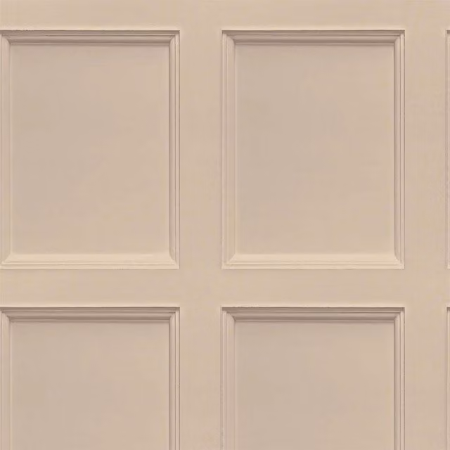 I Love Wallpaper Classic Wood Panel Wallpaper in Beige and Yellow