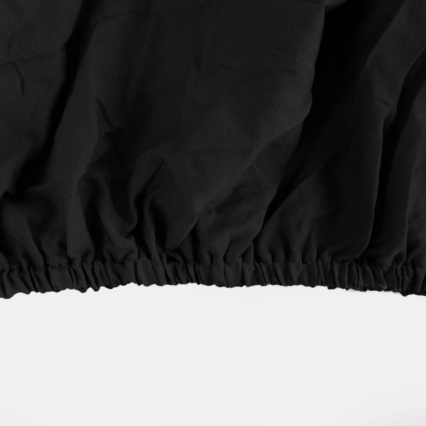 OHS Plain Black Microfibre Super King Deep Fitted Bed Sheet – 9