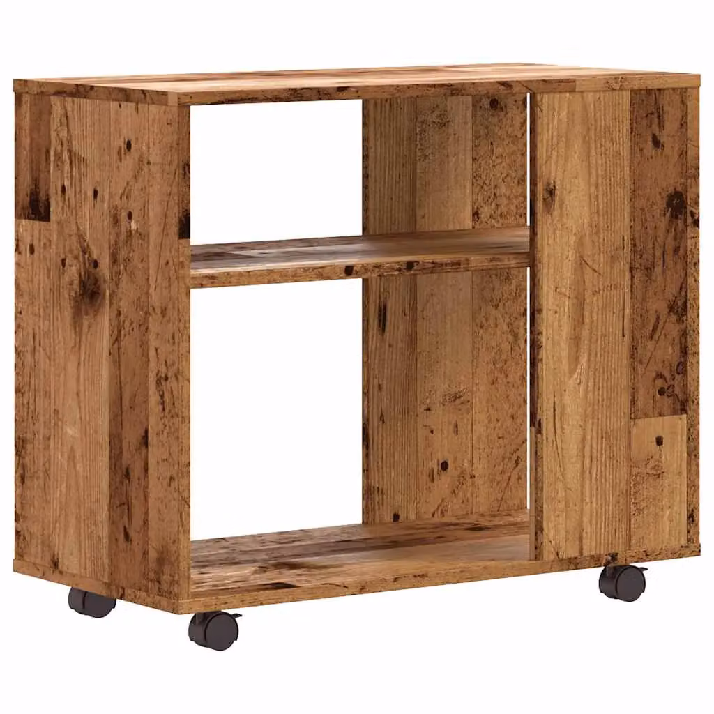 Berkfield Home Side Table in Brown Engineered Wood W/D/H: 70 x 35 x 55 cm – 2