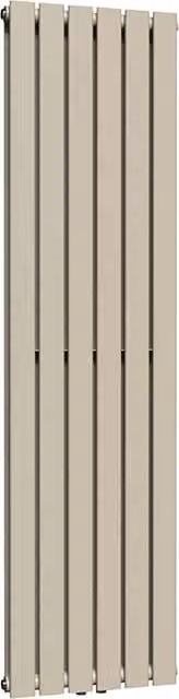 Lux Heat Moon Dust Coloured Vertical Double Radiator, H 160 cm x W 42 cm