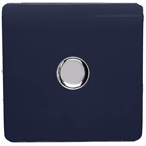 Trendi Modern LED Dimmer Switch 1 Gang 2 Way Blue – 1