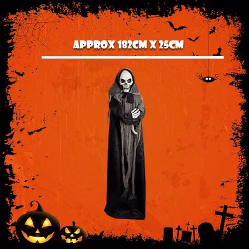 VFM e-Store Animated Skeleton Ghost Halloween Decoration in Black – 5