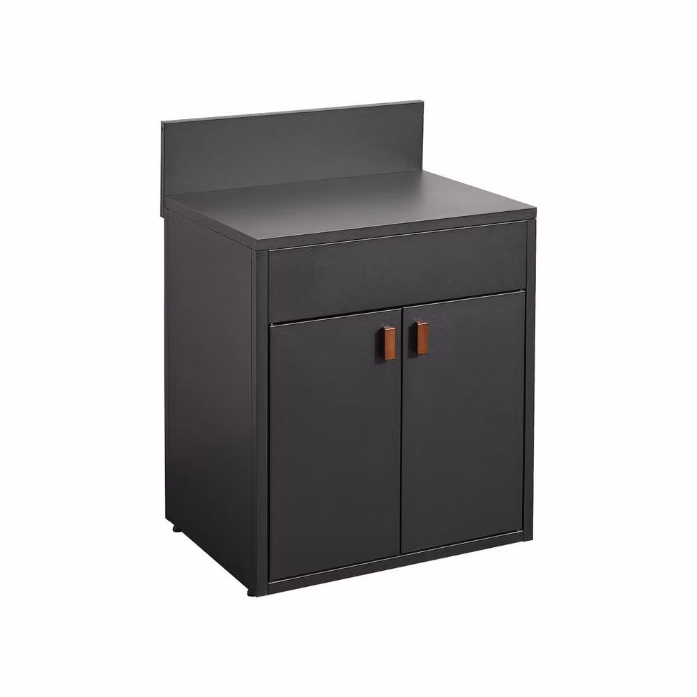sweeek Outdoor Steel Kitchen Storage Module in Black, W/D/H: 80 x 62.5 x 110 cm – 2