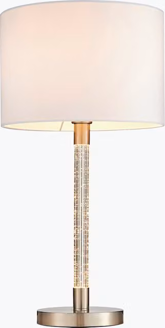 Perch & Parrow Alwin LED Table Lamp in Gold/Brass and Transparent