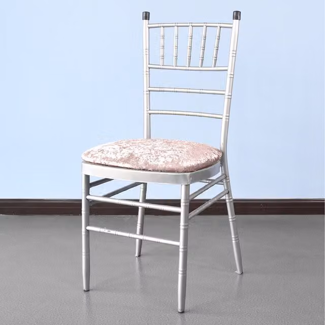 Neel Blue Velvet Dining Chair Seat Cover with Stretchy Elastic and Non-Slip Protection