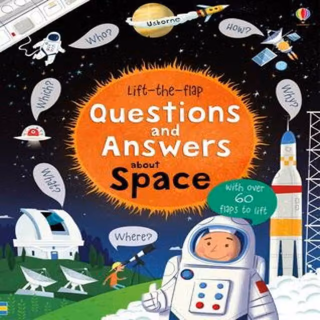 Katie Daynes Lift-the-flap Questions and Answers about Space Multicolour Board Book