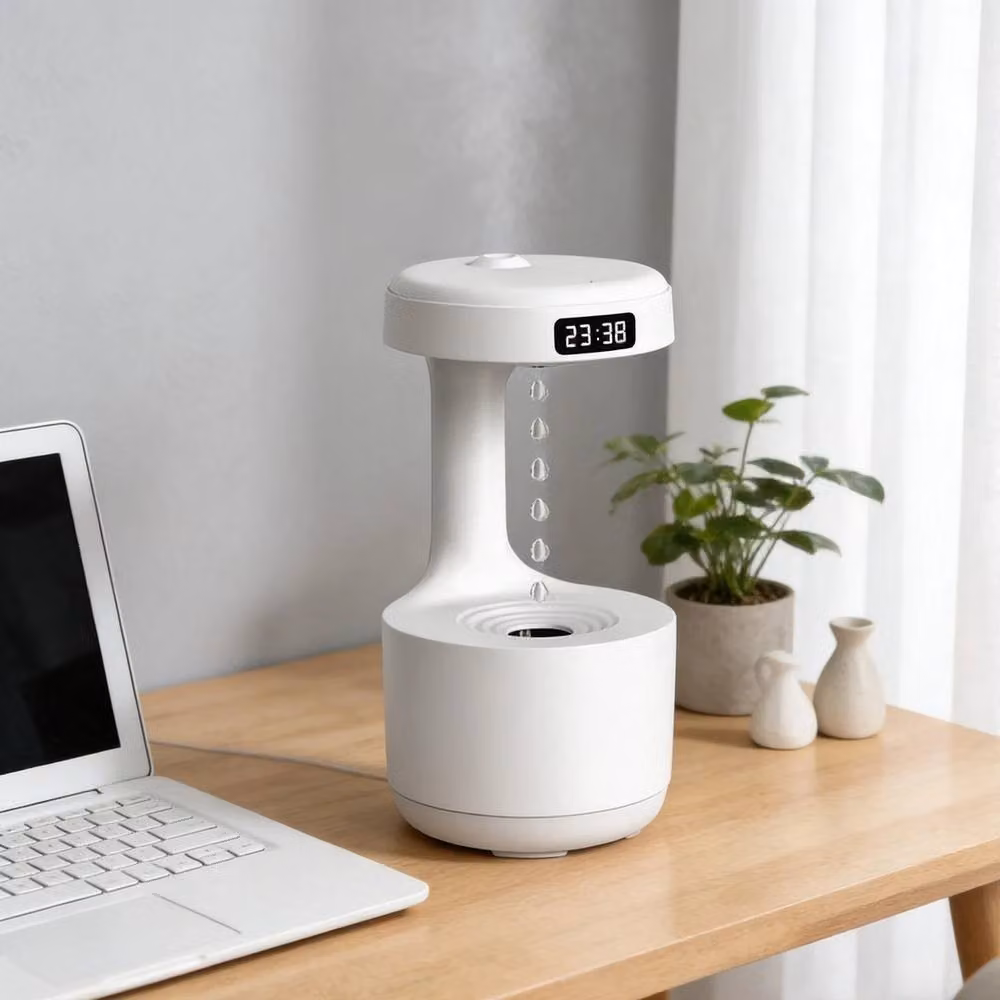 Havendro Anti-gravity Water Drop Humidifier and Ultrasonic Mist Air Purifier in White – 2