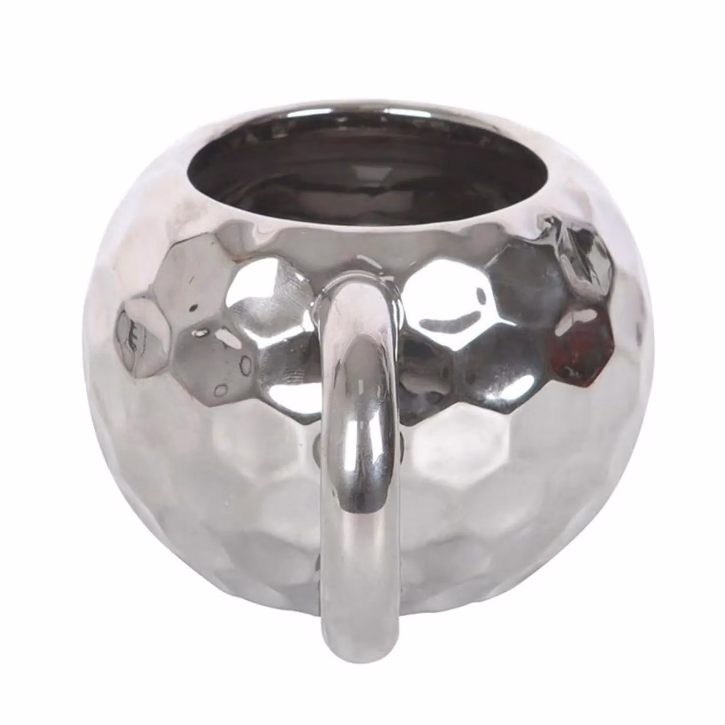 Something Different Silver Disco Ball Ceramic and Stainless Steel Mug – 2
