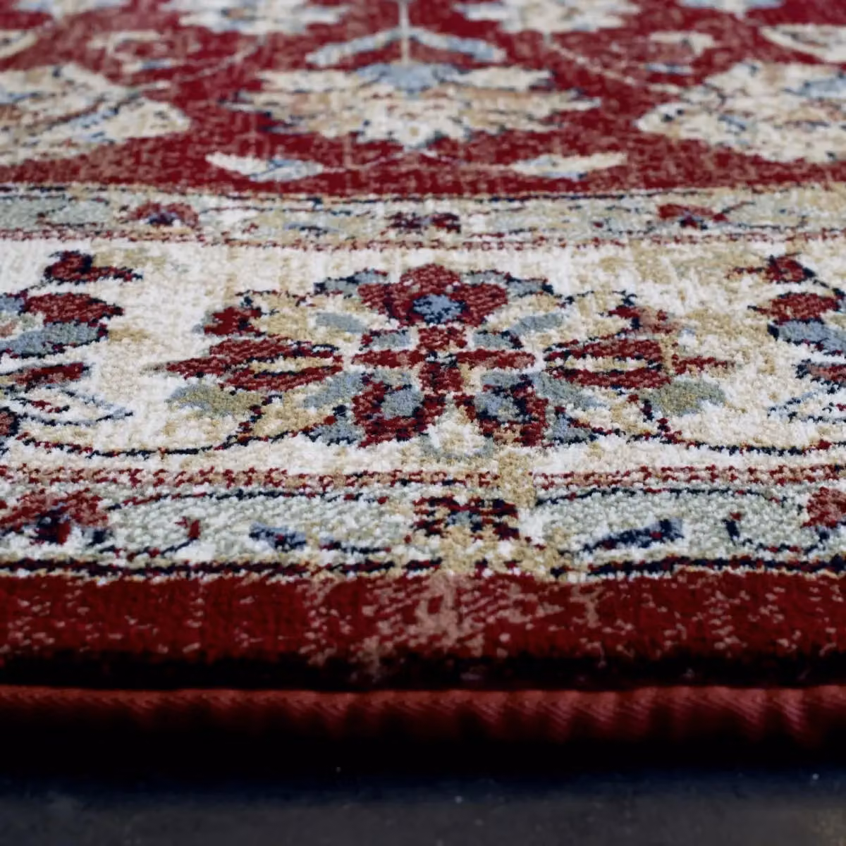 The Rug Shop UK Red Traditional Floral Oriental Machine Woven Area Rug, W: 160 cm, L: 230 cm – 3