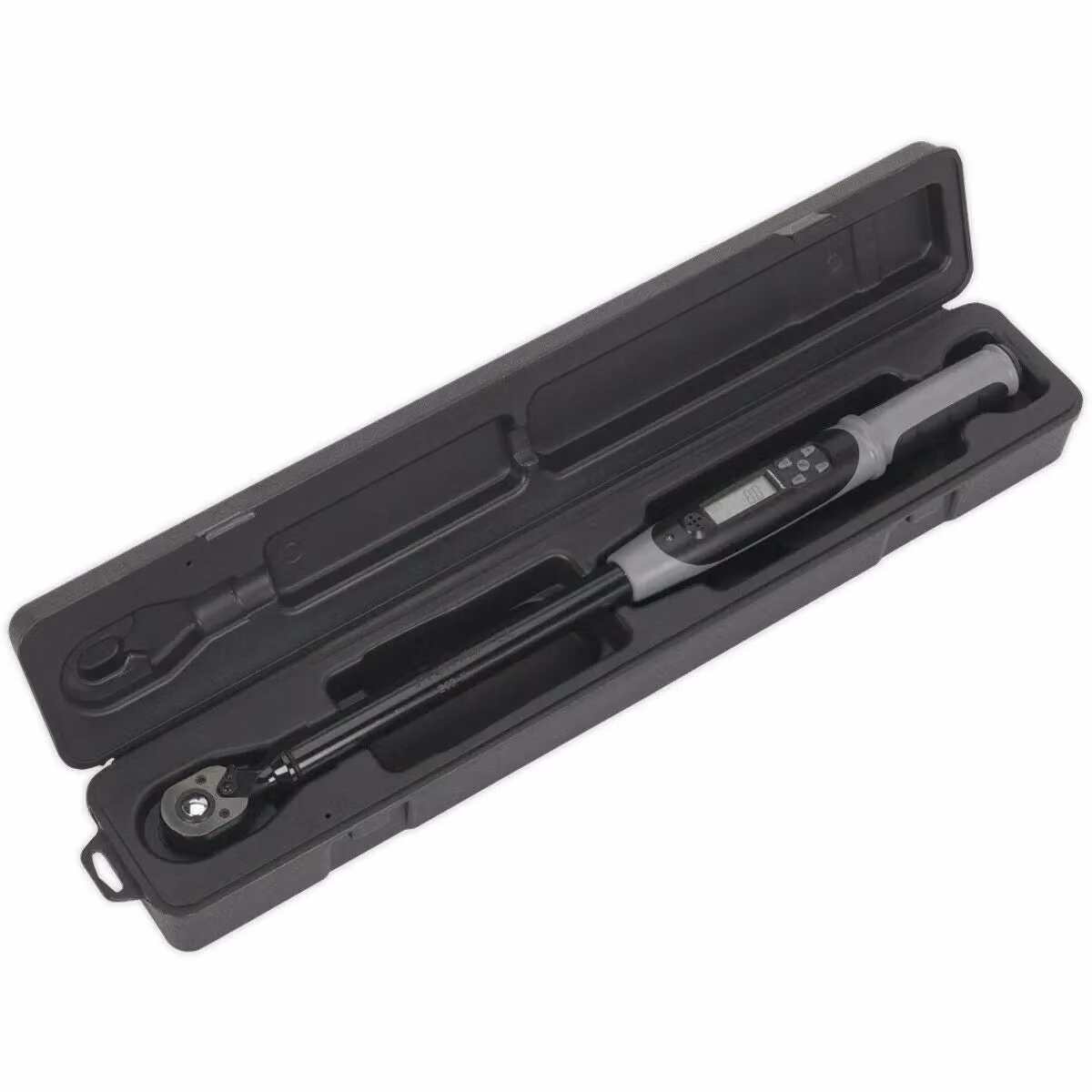 Loops Premium Digital Torque Wrench with Angle Function, 20 to 200Nm, 1/2 inch Square Drive, Black and Multicolour – 3