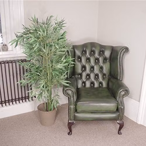 Leaf Design UK Green Fat Artificial Bamboo Tree, Height: 120 cm – 2