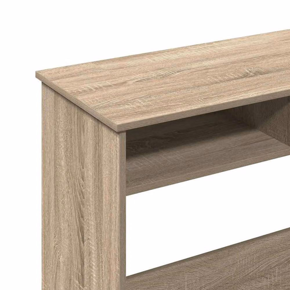 Berkfield Home Sonoma Oak Writing Desk in Beige, W/D/H: 80 x 40 x 75 cm – 5