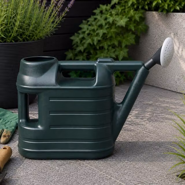 Ward 6.5L Green Plastic Watering Can with Rose – 2