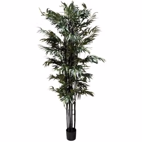 Leaf 200cm Artificial Fire Retardant Bamboo Tree in Green – 1