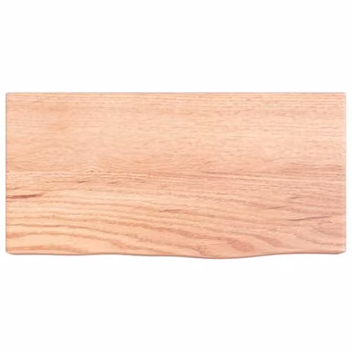 vidaXL Rustic Oak Wall Shelf, Brown, W/D/H: 40 x 20 x 6 cm – 2