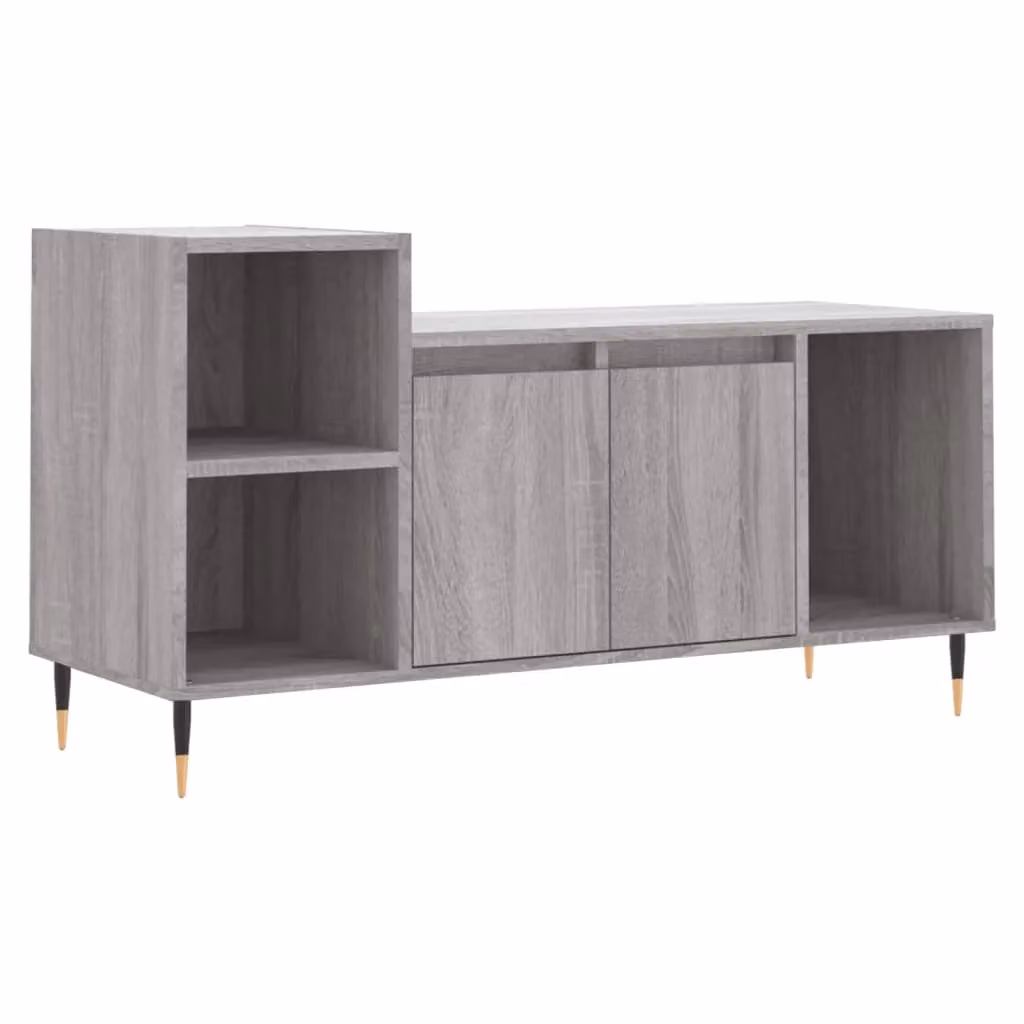 Berkfield Home Grey Sonoma TV Cabinet in MDF, W/D/H: 100 x 35 x 55 cm – 2