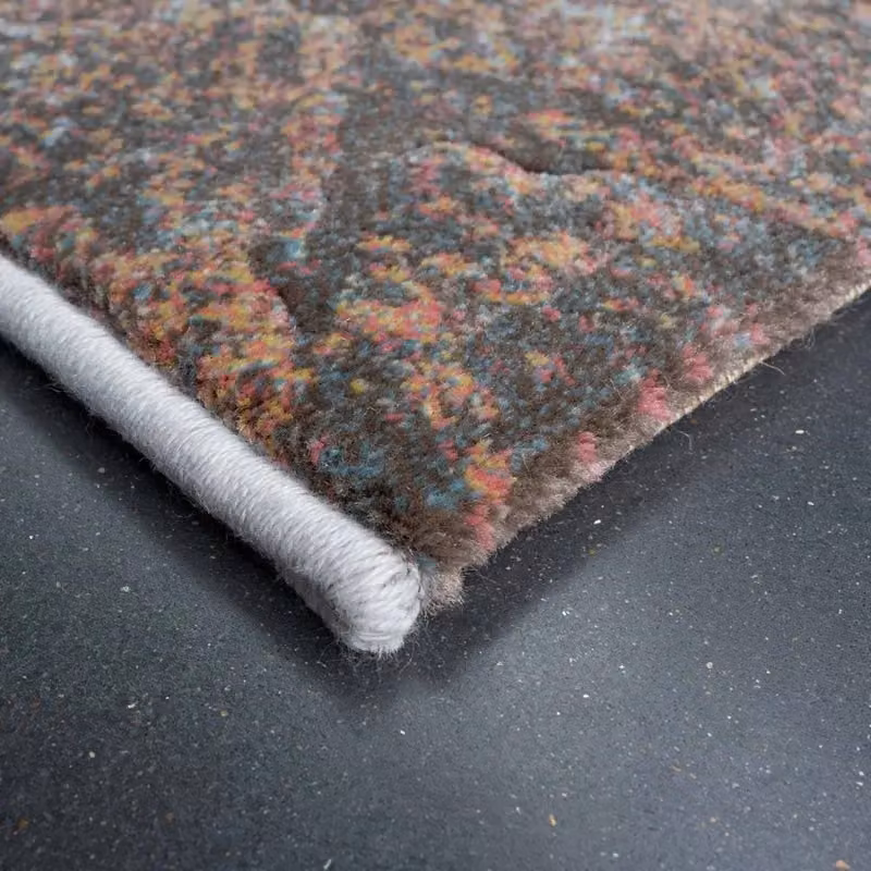 The Rug Shop UK Abstract Modern Beige and Multicolour Machine Woven Area Rug, W: 160 cm, L: 230 cm – 3