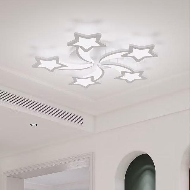 Komore Shooting Star LED Ceiling Light, White, 75W