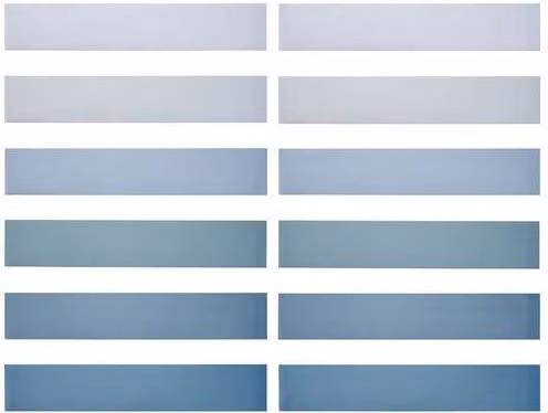 Living and Home 12pcs Cool Gradient Self-Adhesive PVC Stair Riser Stickers, Multicolour/Blue, W: 18 cm, L: 100 cm