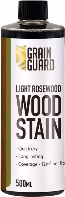 Grain Guard Water Based Wood Stain, Brown, 0.5 l