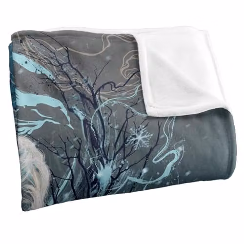 The Witcher Ciri Airbrush Silky Touch Super Soft Fleece Throw Blanket, White, W/D/H: 152 x 127 cm – 2