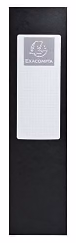Exacompta ExaBox Black A4 Paper Archive Filing Box with 8cm Spine – 3