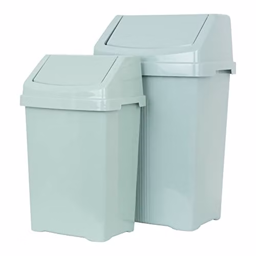 Wham Casa 2 Piece Green Swing Bin Set – 2