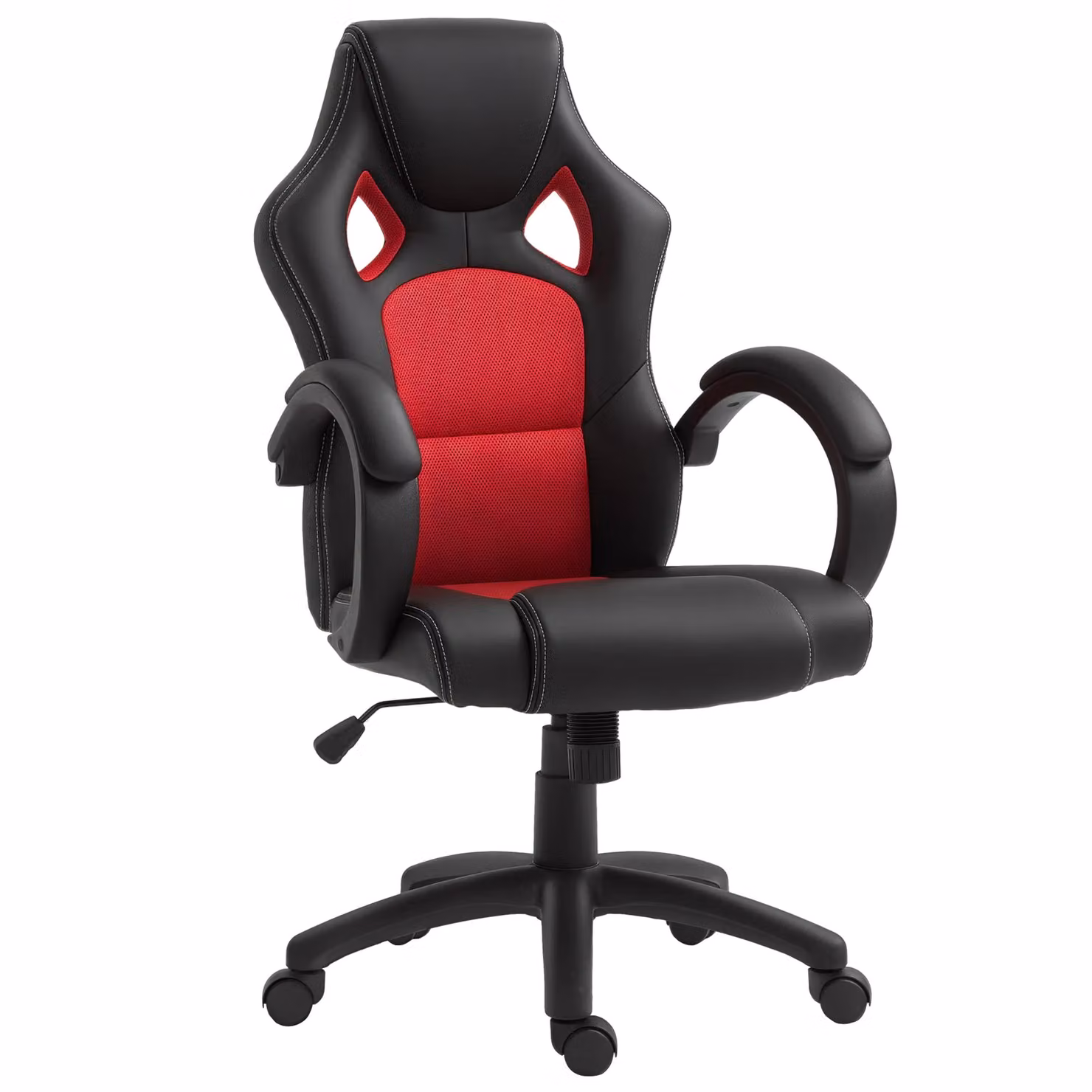 Vinsetto Racing Gaming Chair in Black and Red with Synthetic Leather and 360 Degree Swivel – 2