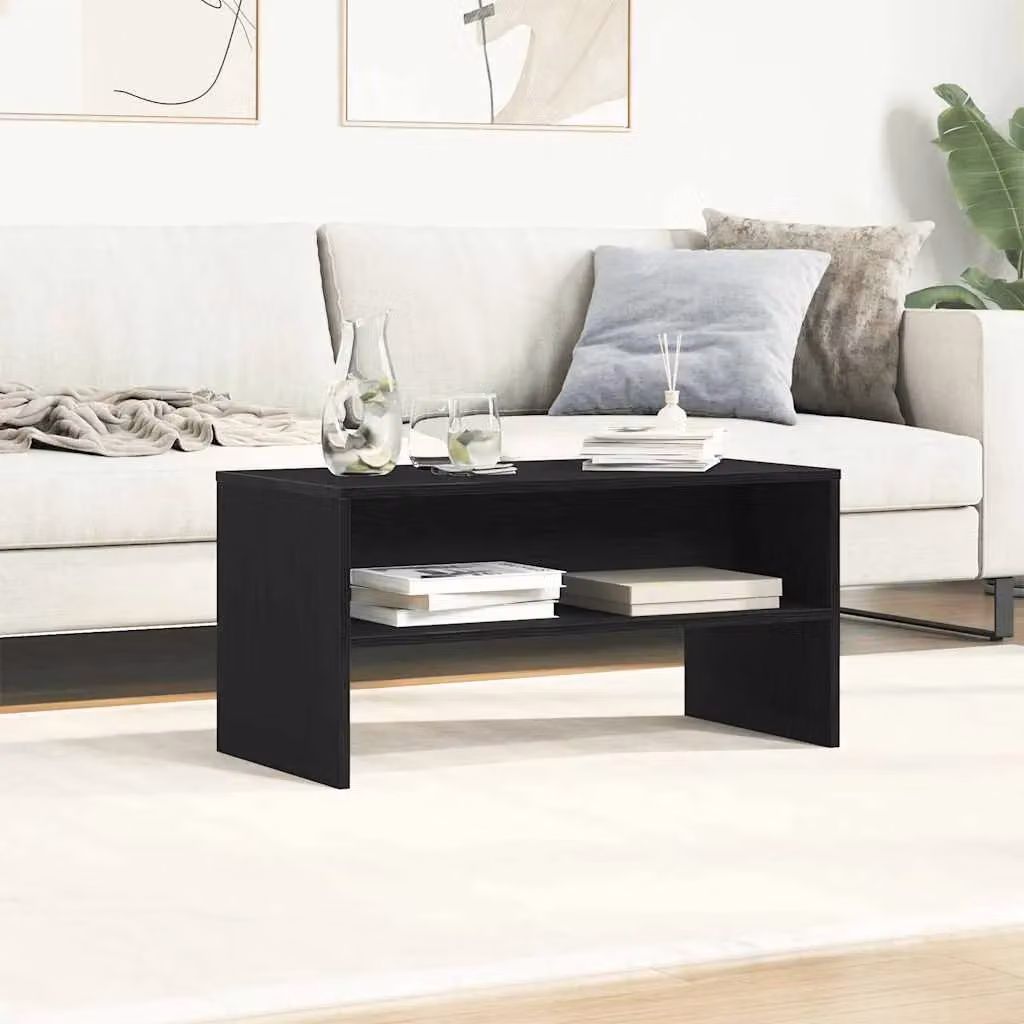 Berkfield Home Modern Black Oak TV Cabinet W/D/H: 80 x 40 x 40 cm – 3