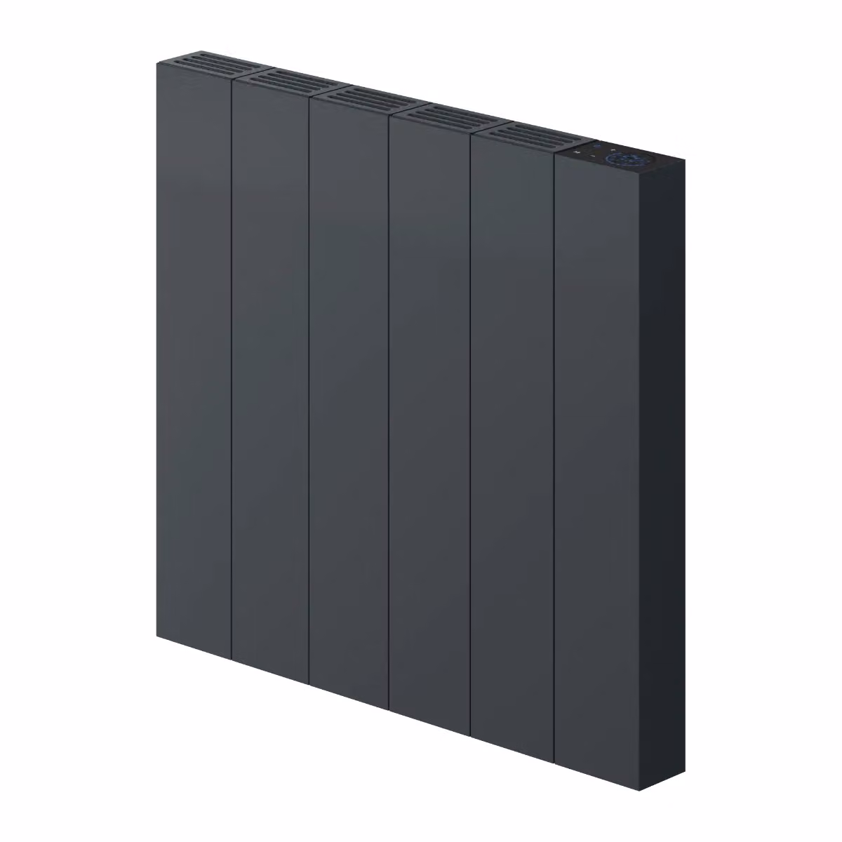 Aquarius DigiTherm Electric Aluminium Radiator with LCD Display, Anthracite Grey, H x W: 72.5 x 50 cm – 3