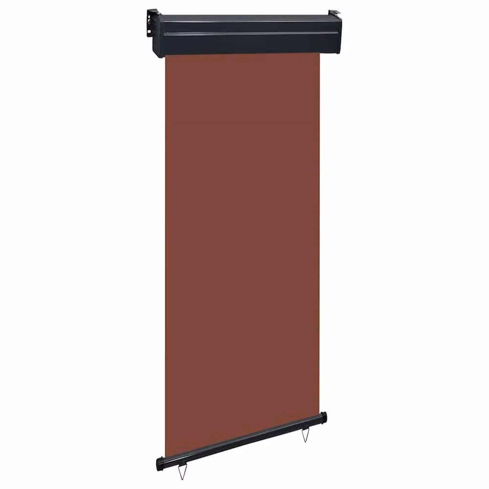 Berkfield Home Stylish Brown Balcony Side Roller Awning, W: 85 cm, H: 250 cm – 2