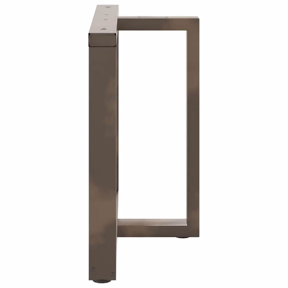 Berkfield Home Modern T-Shaped Dining Table Legs, 2 Pieces, Dark Grey Steel, W: 90 cm, D: 35 cm, H: 72 in – 3