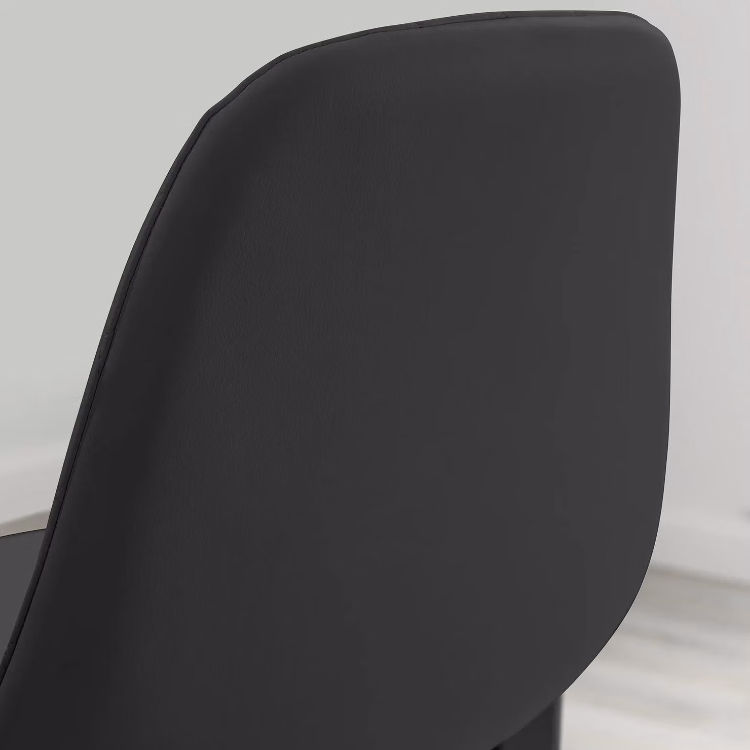 FurnitureboxUK Corona Set of 2 Faux Leather Counter Stools with Black Metal Legs – 4