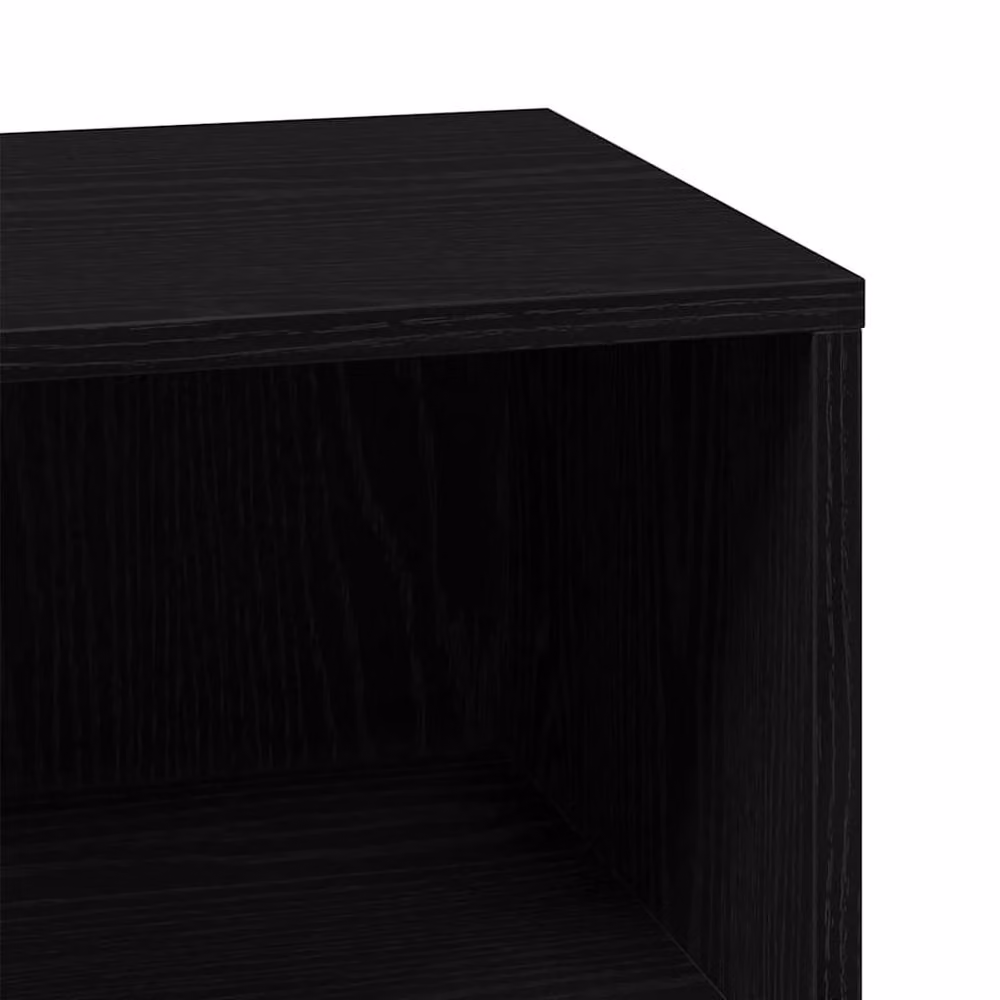 Berkfield Home Black Oak Vanity Unit in Engineered Wood – 6