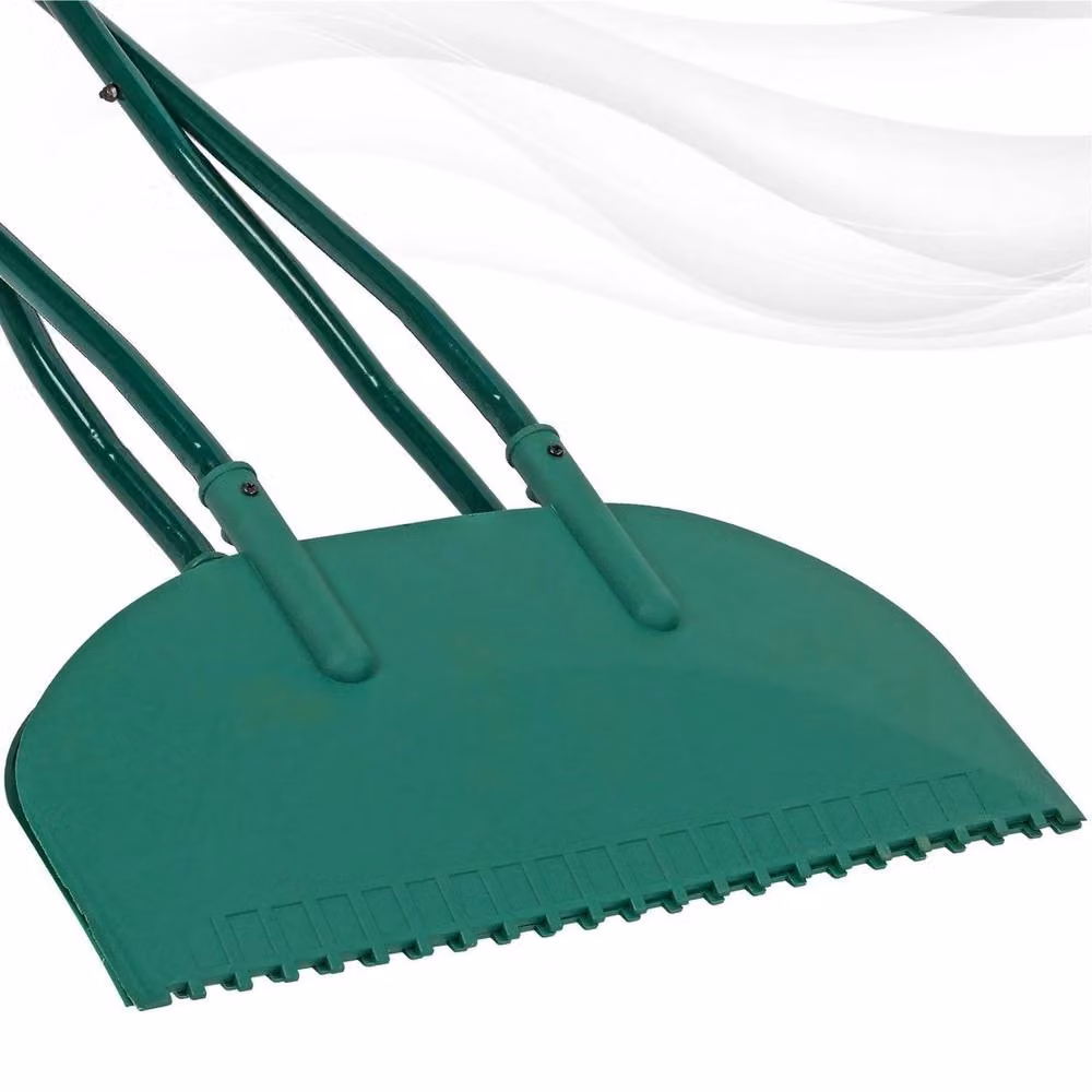 KORVIXA Long Handled Leaf Collecting Rake in Green – 3