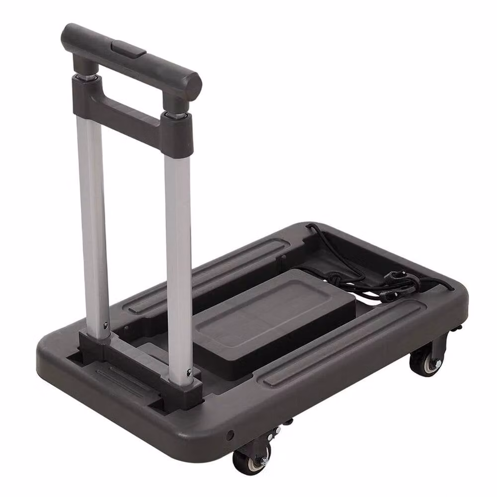 NESTLUNE Grey Lightweight Folding Hand Sack Trolley W/D/H: 100 x 40 x 30 cm – 2