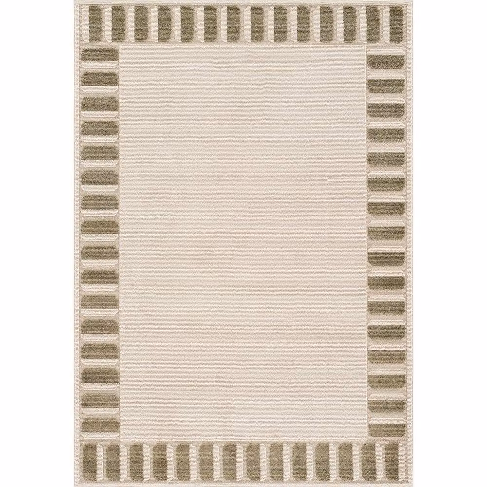 Livabliss Fifth Avenue Deco Border Rug in Grey and Beige, W/D/H: 200 x 275 cm – 1