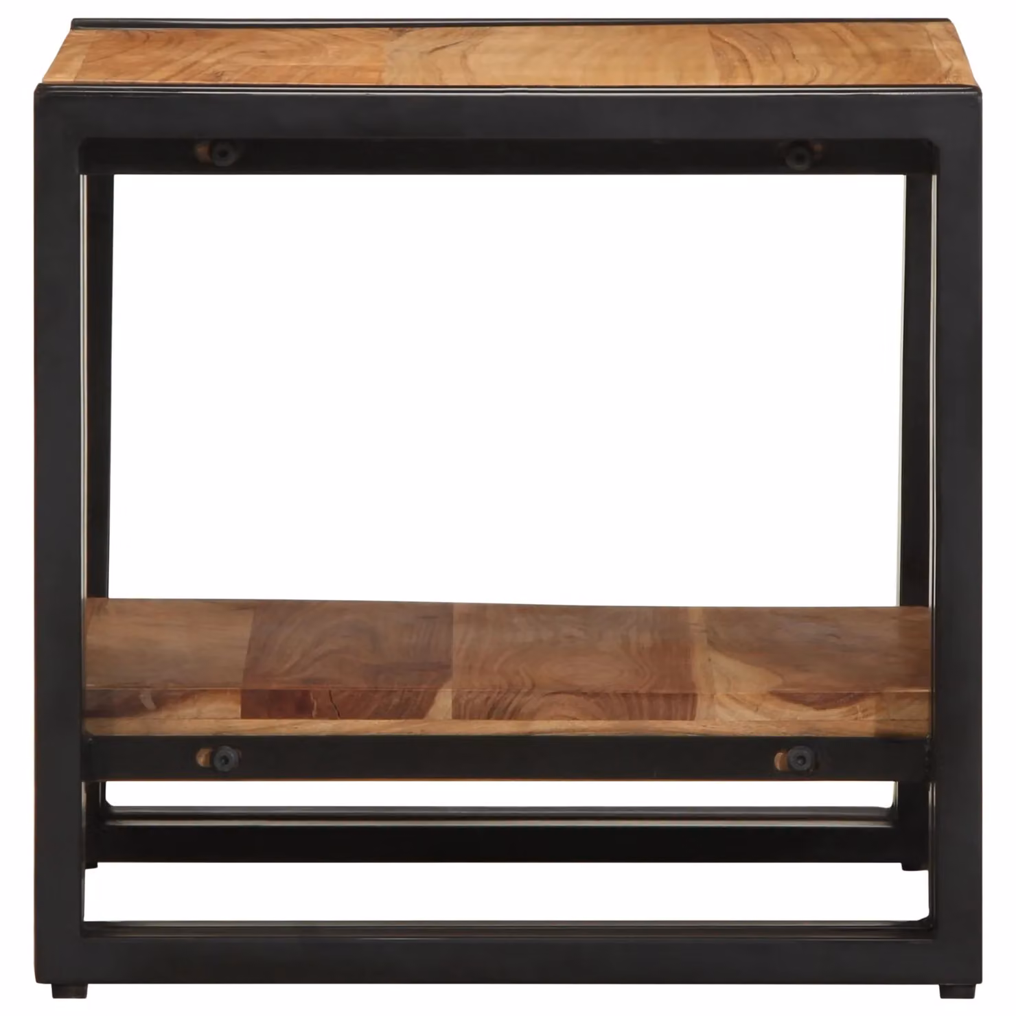 Berkfield Home Brown Acacia Solid Wood Coffee Table W/D/H: 40 x 50 x 38 cm – 4