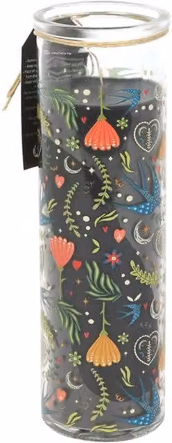 KDMK Midnight Bloom French Tulip Tube Candle in Black