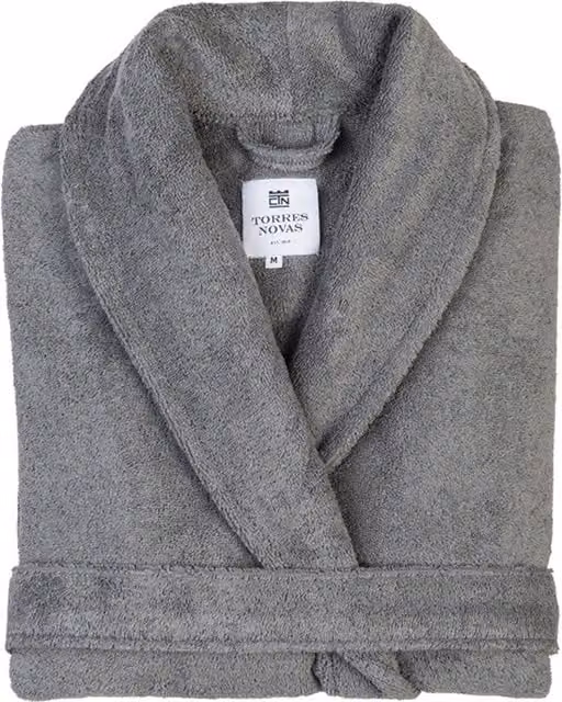 Torres Novas Grey Bathrobe