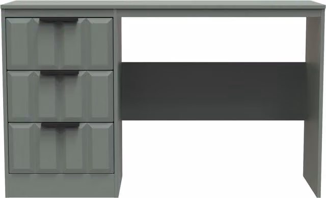 Ready Assembled 2 U Seattle 3 Drawer Desk in Pale Green