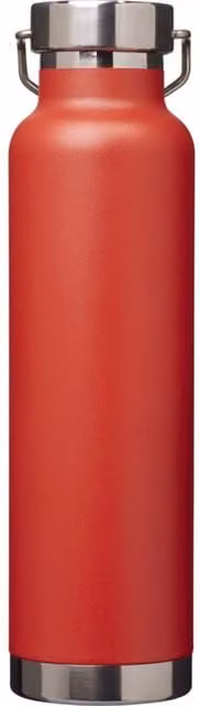 Floso Thor Vacuum Insulated Stainless Steel Water Bottle, 650ml, Red
