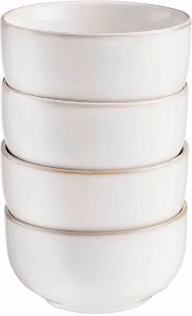 Cooks Professional White Stoneware Side Bowl Set of 4