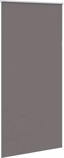 Berkfield Home Grey Blackout Roller Blind, Polyester, W: 100 cm, H: 210 cm